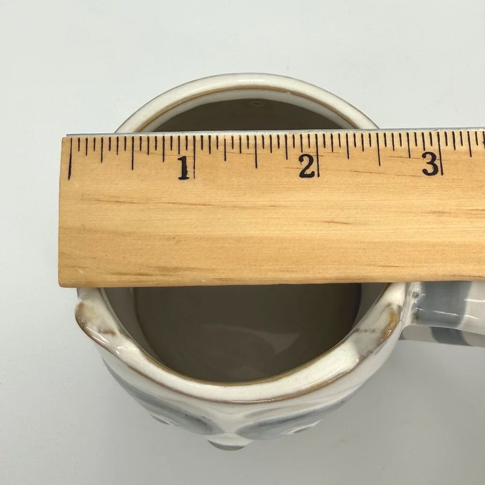 Ceramic Raccoon Coffee‎ Mug Gray White Animal Face Novelty Cup Cute